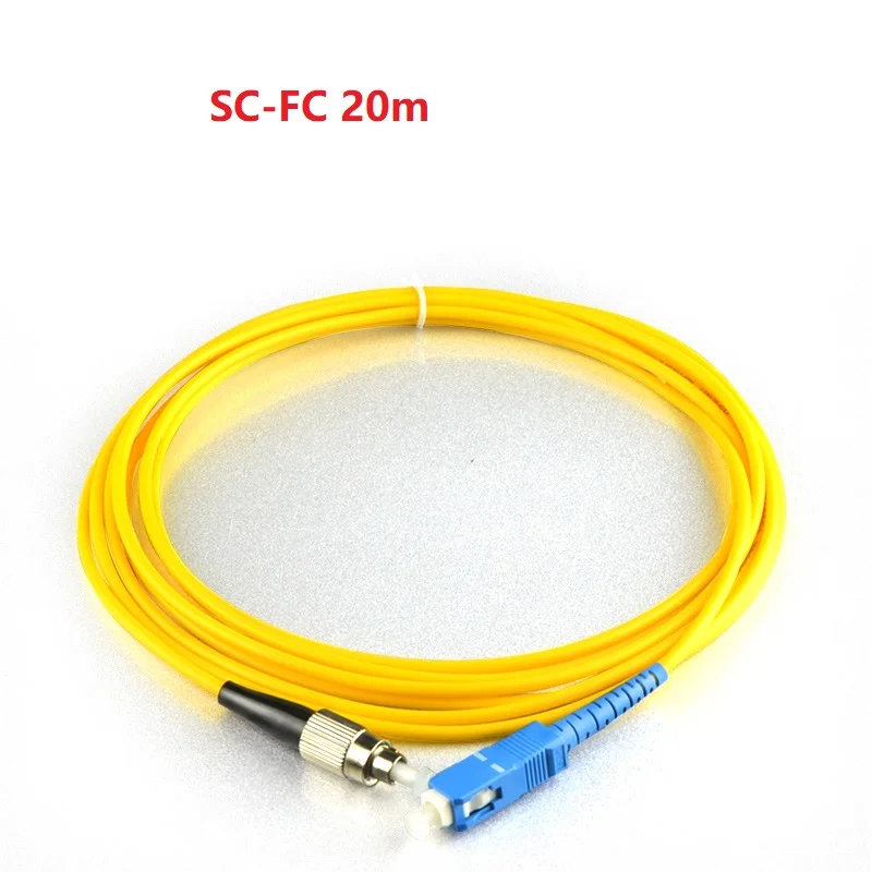 

20m SC-FC Duplex Single Mode Fibre Patch Cord Fiber Cable Jumper