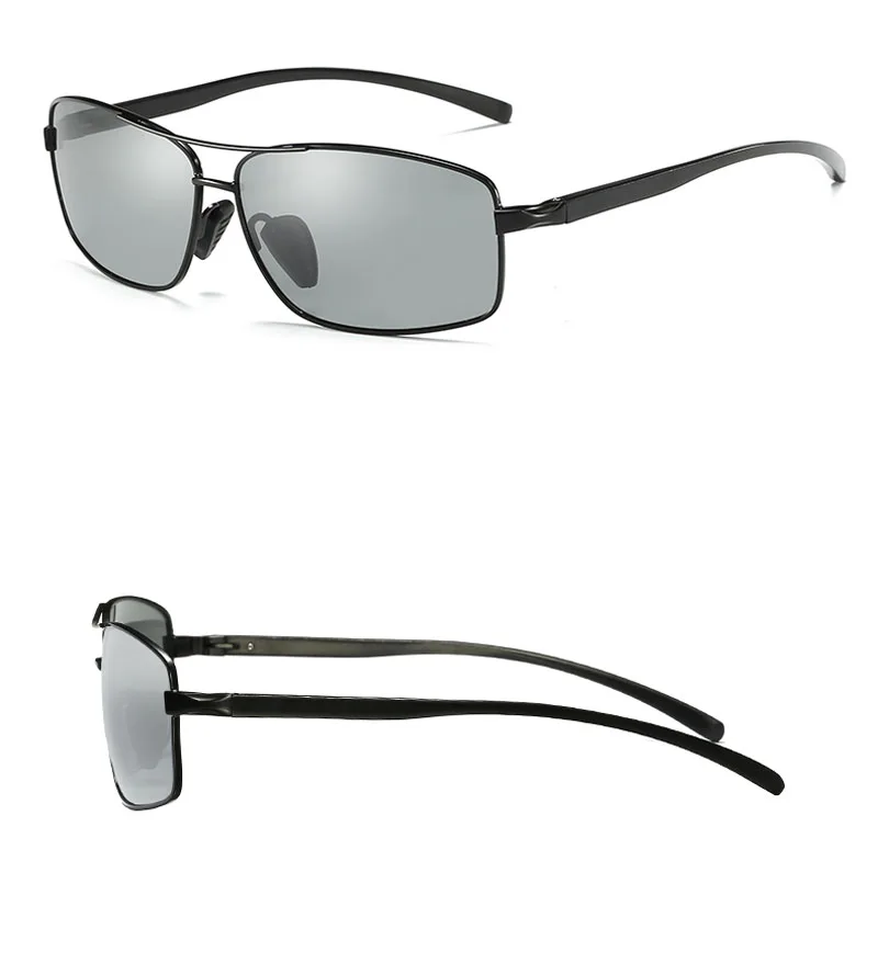Top Qualität Photochrome Sonnenbrille Für Männer Frauen Polarisierte Gläser Anti-Glare Fahren Goggle Chameleon lunette de soleil homme – Detail 13