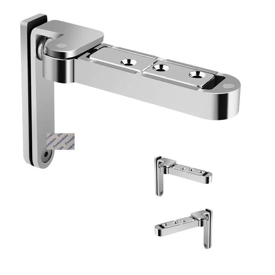 Zinc Alloy Invisible Conceal Wooden Adjustable Pivot Door Hinge Bracket