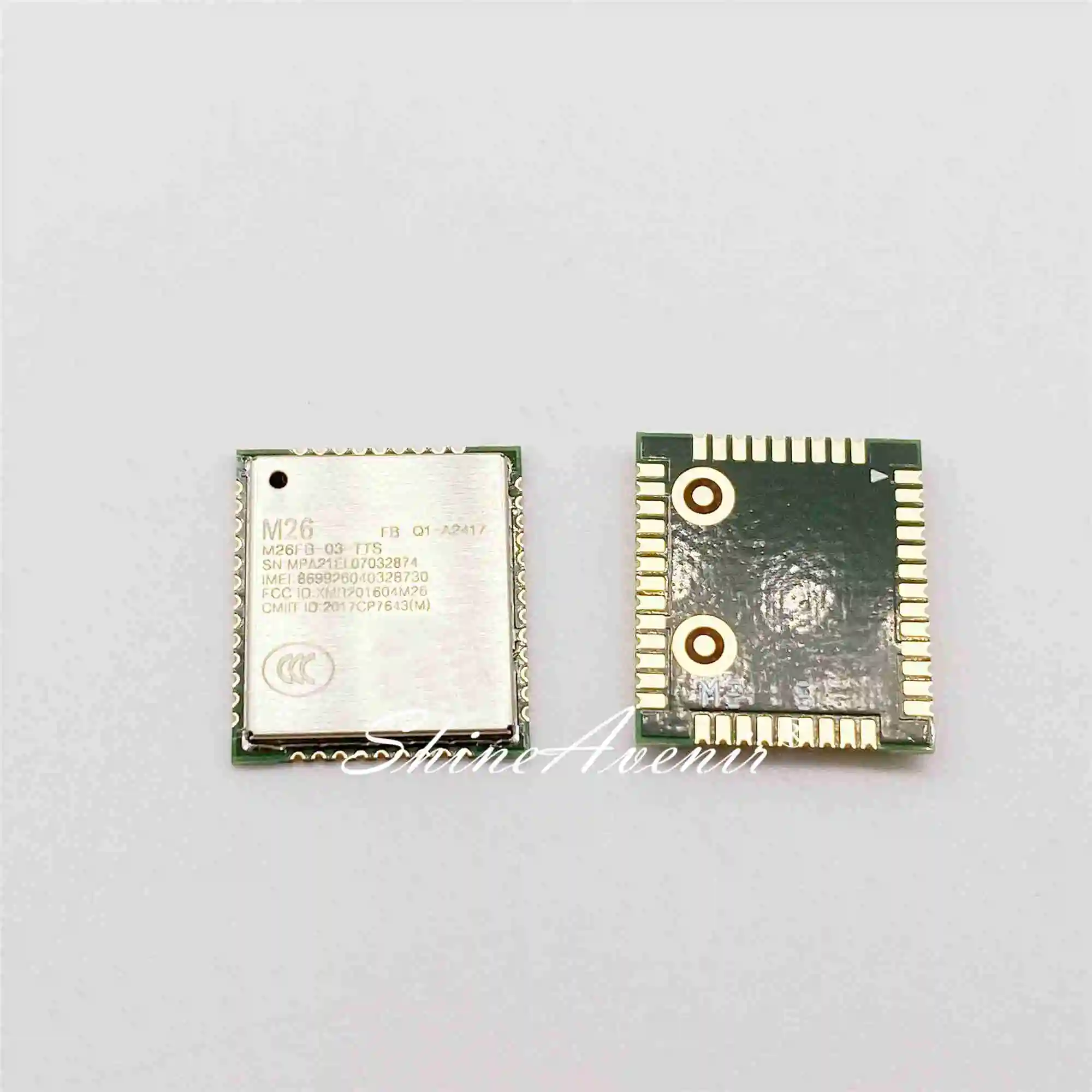 2PCS Wireless communication module M26FB-03-TTS LCC GSM GPRS new original