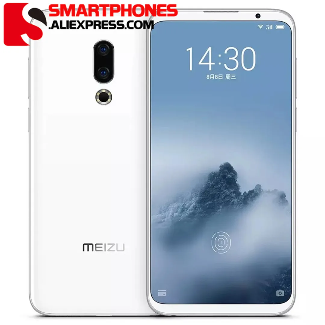 Globalny ROM Meizu 16th 6. W wieku 0 Cal podwójna kamera tylna 8GB pamięci RAM 128GB ROM Snapdragon 845 Octa Core 4G 3010mAh smartfon