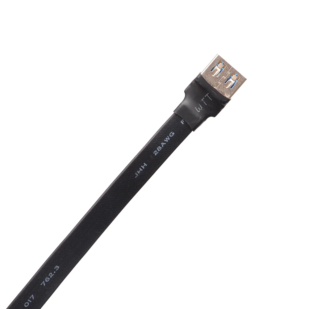 Cable de extensión USB 3,0, Cable de datos macho y hembra, extensor de ángulo doble USB3.0 para PC, TV, Cable de extensión USB