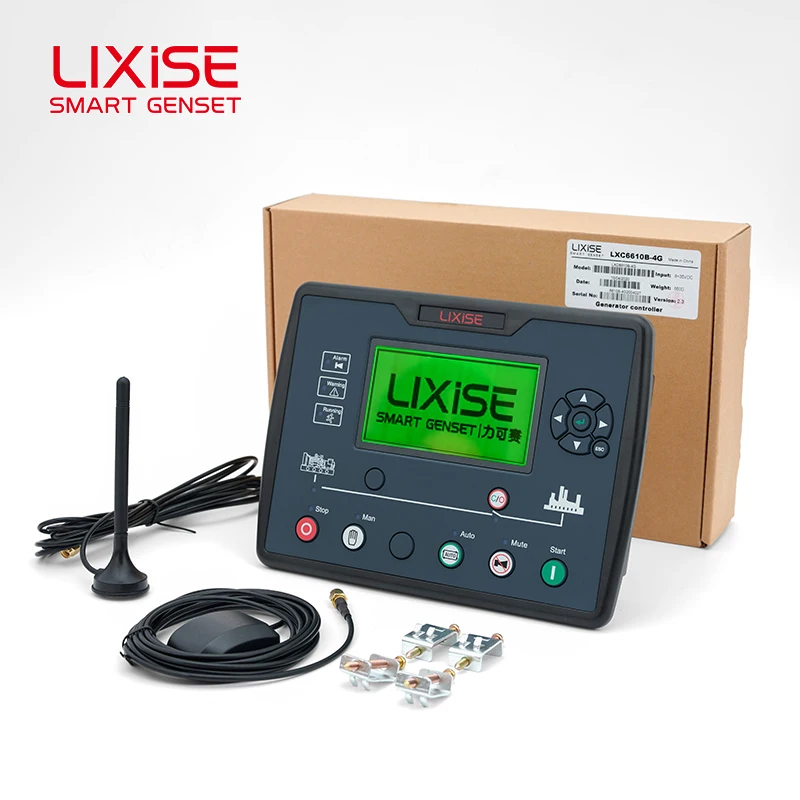 LIXISE LXC6620B-4G LXC6610B-4G External Antenna Generator Auto Start Controller Support GPS Cloud Service Monitor Control Module