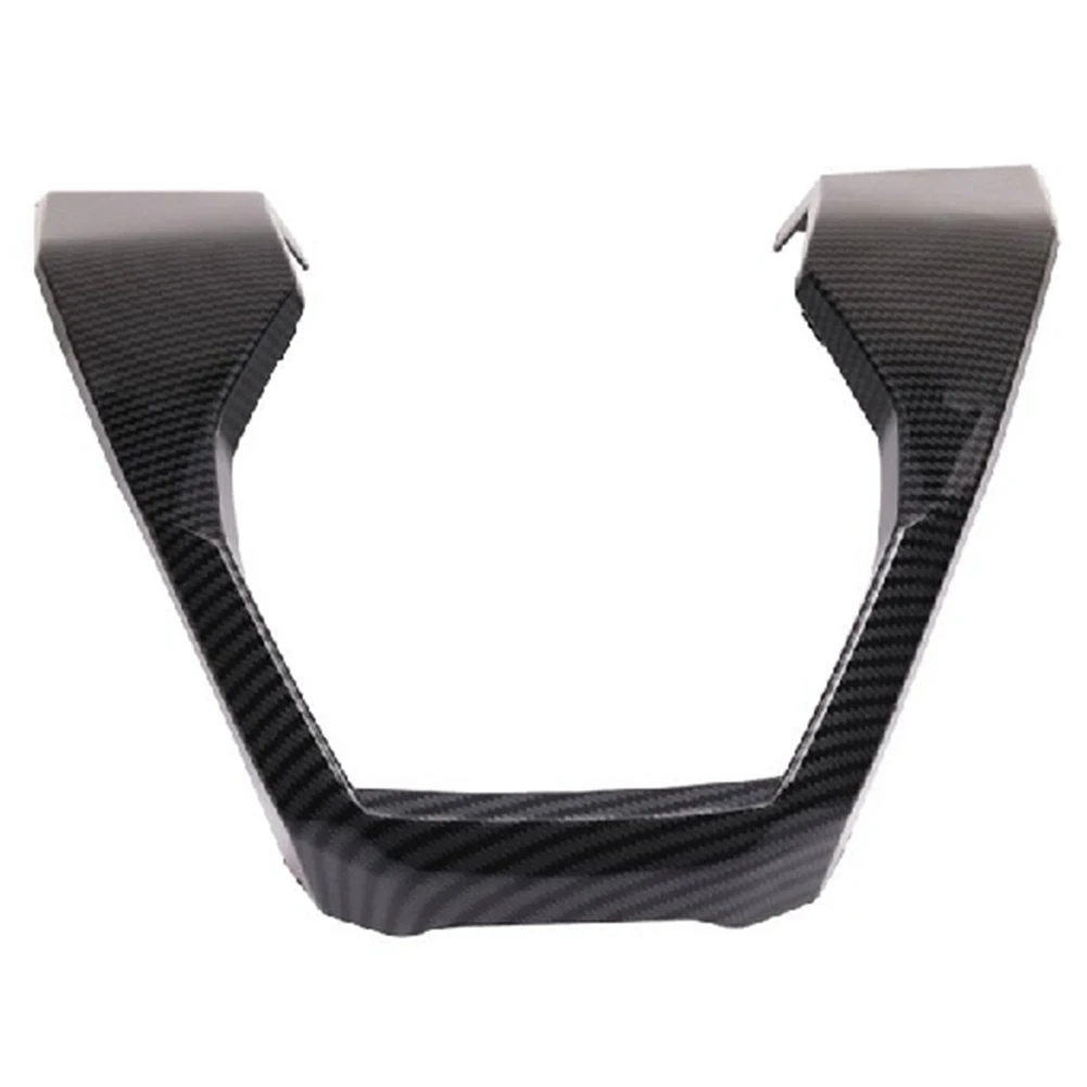 1PC Carbon Fiber Printed ABS Plastic Handle Bar Trim Cover For HONDA ADV150 2019 2020 2021