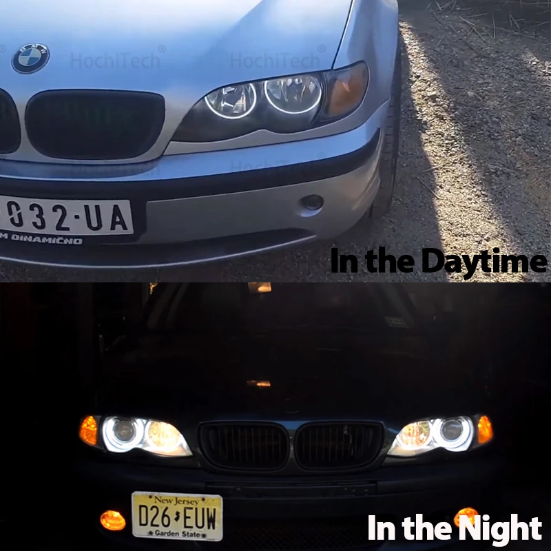 

Для BMW 3 серии E46 1999-2004 демон глаз высокого качества CCFL ангельские глазки комплект теплое белое кольцо