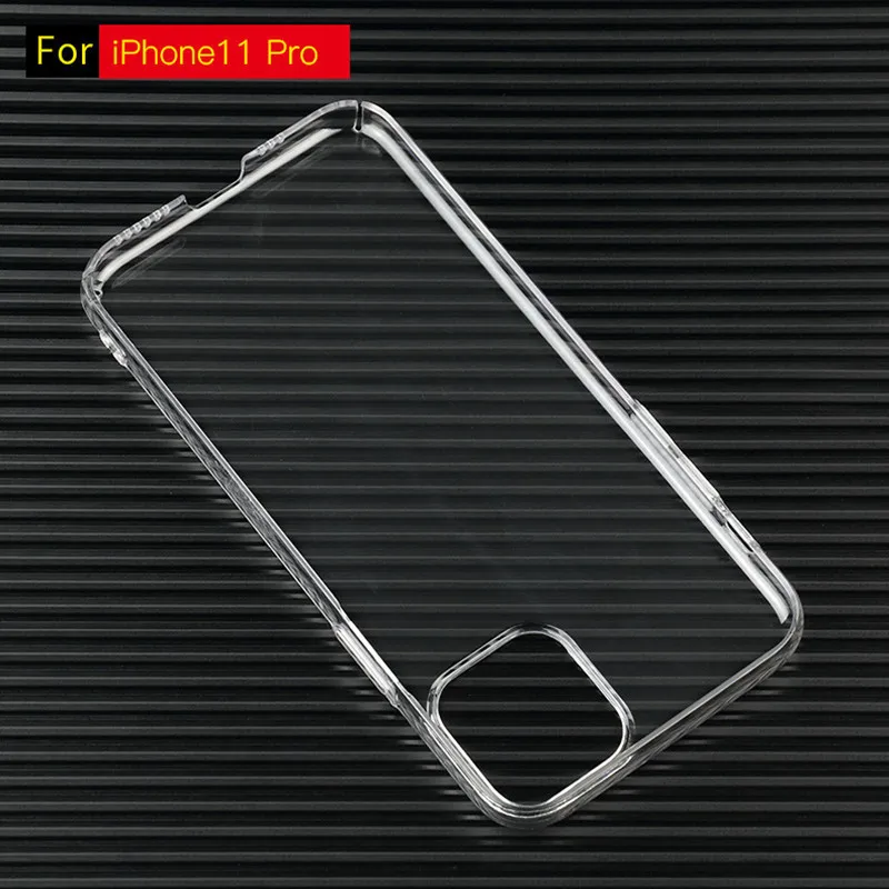 Przezroczyste, twarde plastikowe etui na telefon PC do iPhone'a 16 14 13 12 11 15 Pro Max MINI XR XSMax XS X SE 8 7 Plus Slim Crystal Back Cover