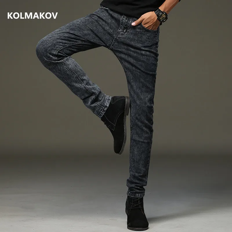 2025 new spring arrival jeans high quality casual slim elastic jeans men ,skinny jeans men ,men\'s pencil pants ,size 27-36