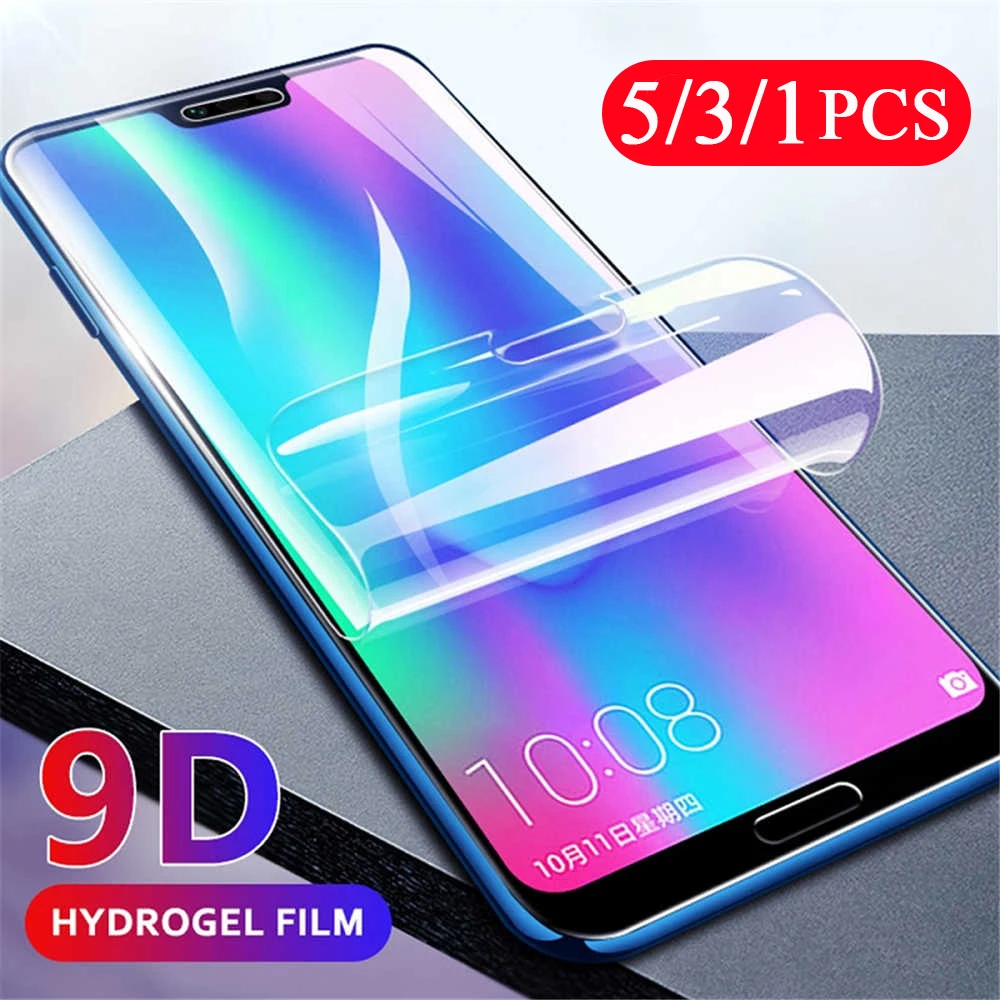 5/3/1Pcs soft full cover for huawei honor 8 8C 8S 8A pro 8X max hydrogel film Not Glass protective film phone screen protector