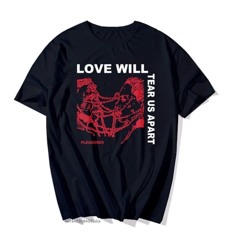 Men's Tshirt Rapper Lil Peep Peep Love Will Tear Us Apart Print Cool Unsixe Short Sleeve Tshirts Hip Hop T-Shirts Streetwear Top