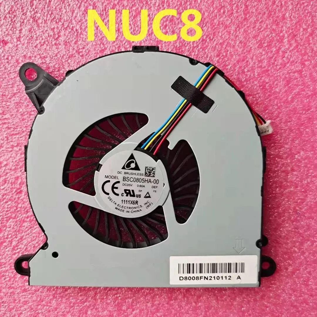 New Cooler Fan For Intel NUC NUC8i7BEH NUC8i5BEH NUC8i3BEH BSC0805HA-00 M.2+SATA3 BAZB0808R5H D08008FN200330 All-IN-ONE Radiator