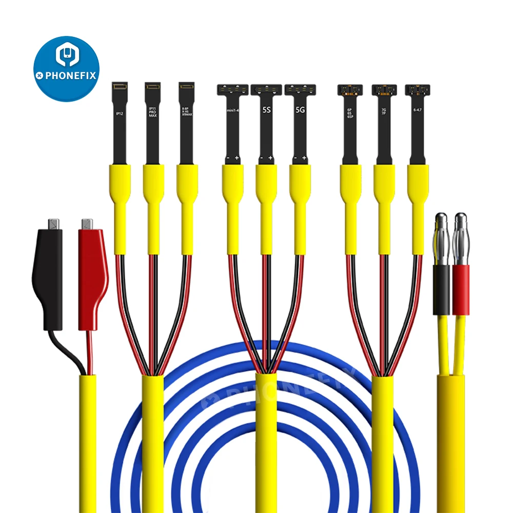 Mechanical IP9 PR0 Kabel Daya Ponsel Kabel Uji Catu Daya untuk IP 5-IP 12 PRO MAX untuk Ipad Mini Kabel Uji Baterai Kabel Boot Up Line