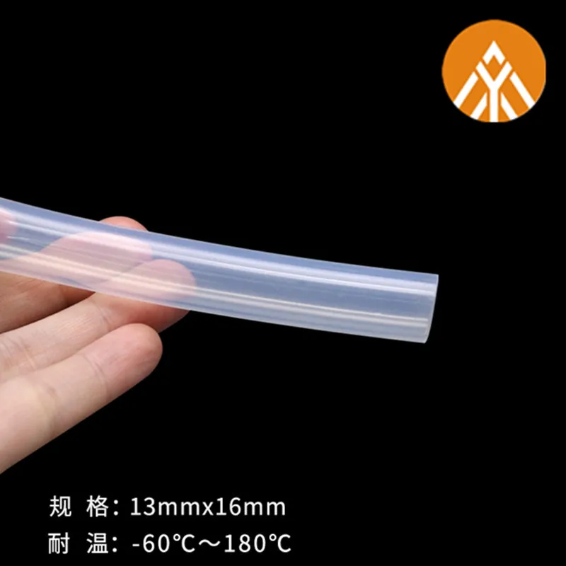 

Transparent Flexible Silicone Tube ID 13mm x 16mm OD Food Grade Non-toxic Drink Water Rubber Hose Milk Beer Soft Pipe Connect