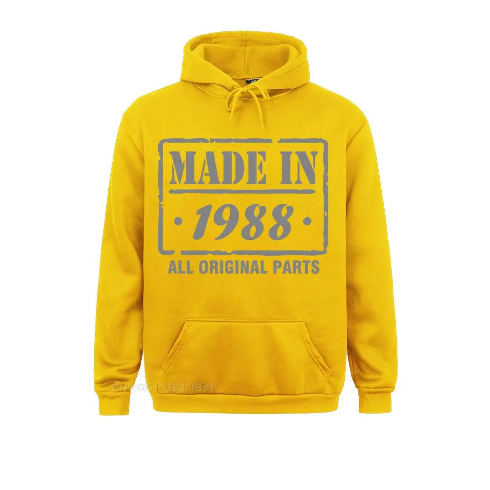 Men Made In 1988 Mens 30rd Birthday Harajuku Hoodies Funny Harajuku Hoodies Mens Clothing Oversized Hooded Pullover