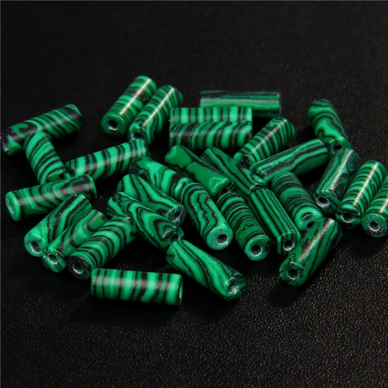 4x13mm forma cilindrica pietra perline Jaspers distanziatore perline allentate per gioielli che fanno ciondoli fai da te orecchini ciondolo bracciali collana