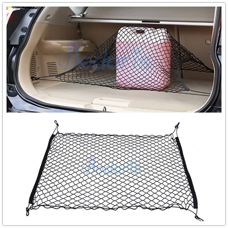 

100 X 100 cm Rear Truck Storage Bag Luggage Nets Hook Organizer Dumpster Net For Toyota Land Cruiser Prado FJ 120 150 Accessory