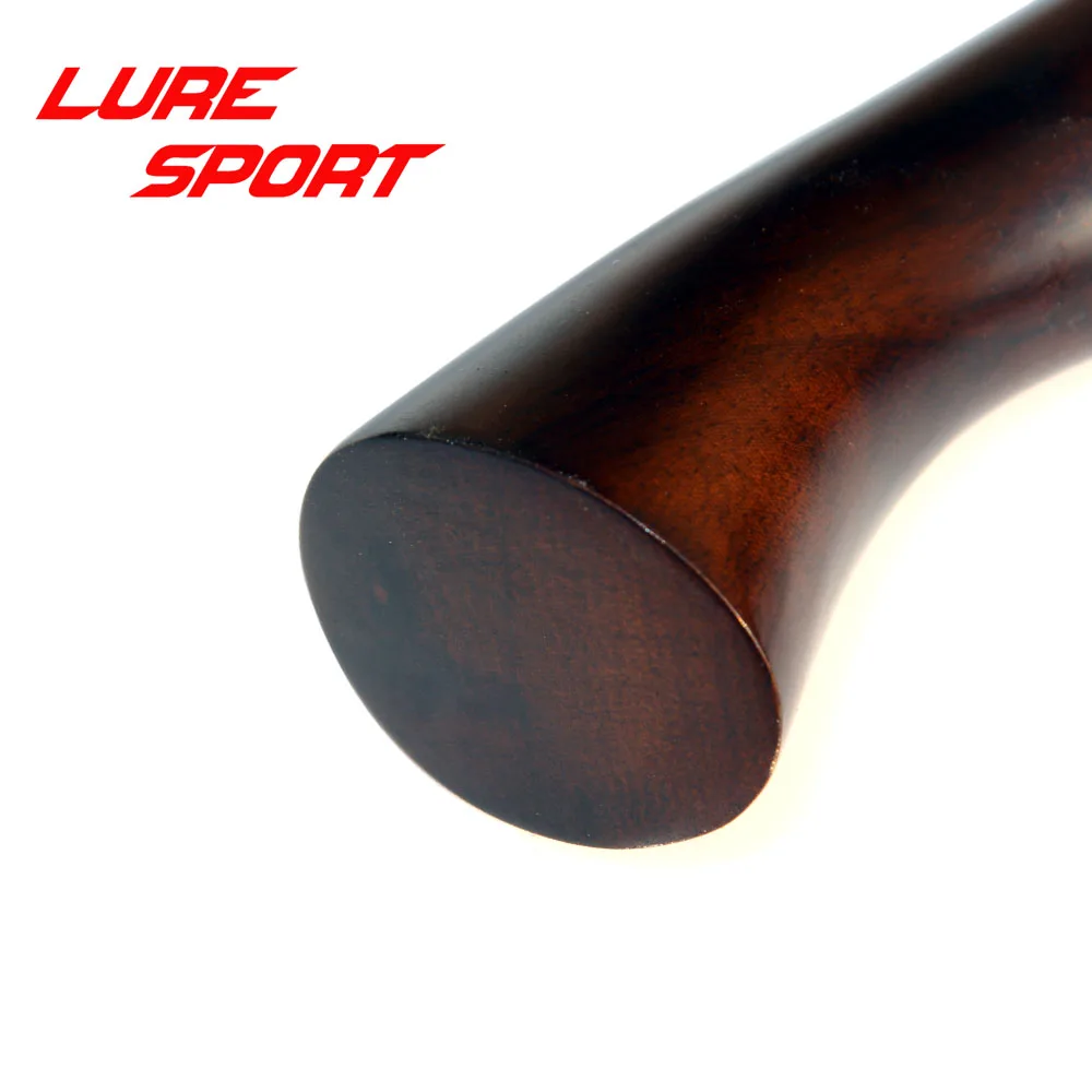 LureSport Wood Handle 11cm Finger shape Black Brown Wood grip Rod Building Component Repair Pole DIY Accessory