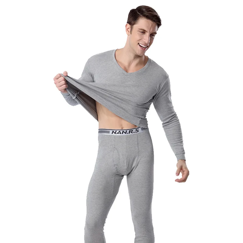 WinterThermal Underwear Sets Men  Stretch Long Johns Fitness Compression Thermo Underpants Set