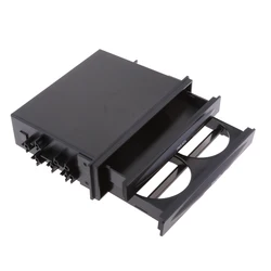 Universal Drink Cup Holder + Storage Box Bottle Stand Double & Single Din CX-28 Radio for Pocket Car Folding Cup Drink Holder