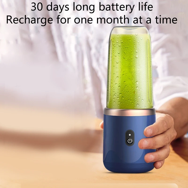 Động Điện Máy Ép Xay Sinh Tố Trái Cây Mini Que Trộn Máy Ép Ly Cá Nhân Máy Xay Sinh Tố Trái Cây Dụng Cụ Vắt USB Sạc U1JE