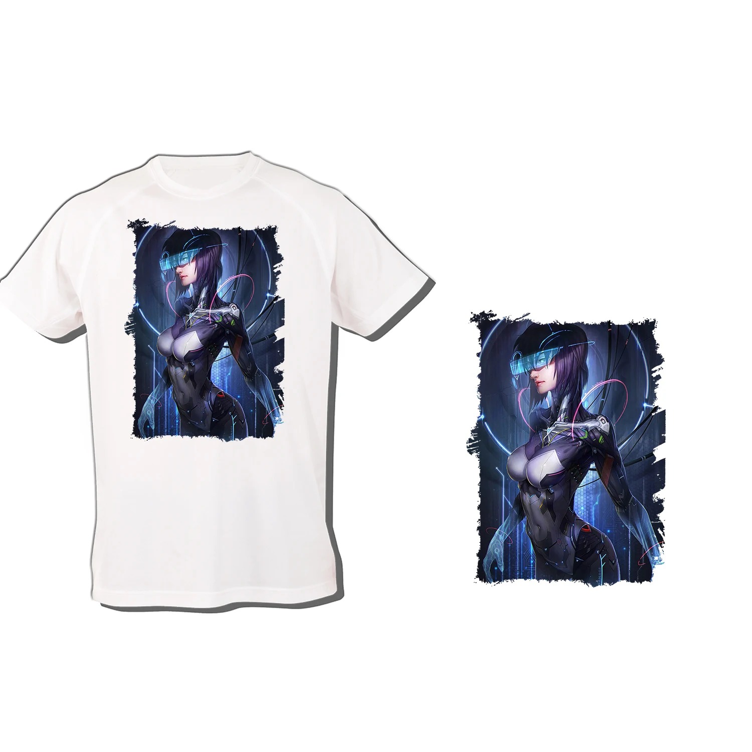 T-SHIRT A3 MOTOKO KUSANAGI PORTRAIT T-shirt