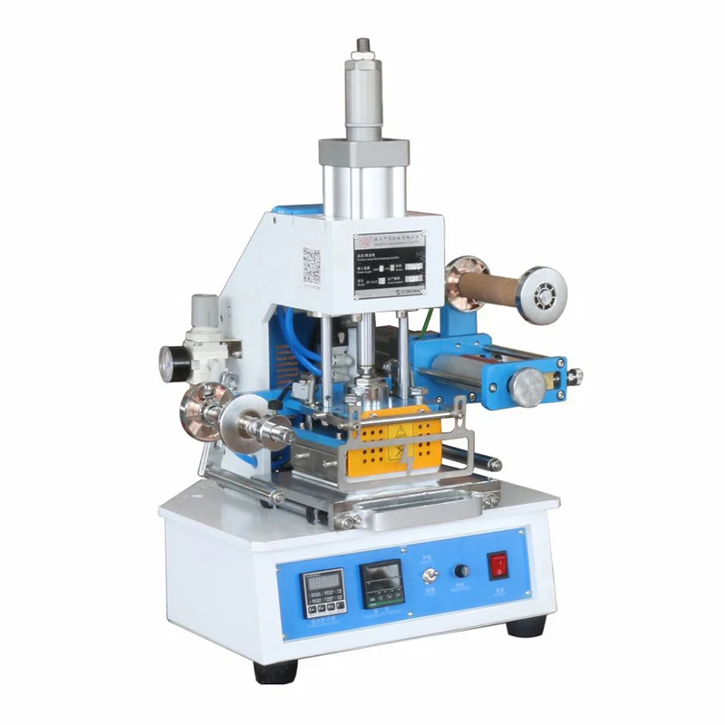 ZY-819E Automatic Stamping Machine,leather LOGO Creasing machine,pressure words machine,LOGO stampler,name card stamping machine