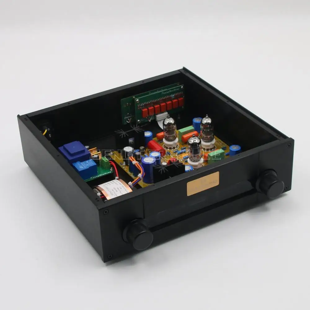 PRT07B Referência Marantz 7 M7 Pré-amplificador de circuito HiFi Áudio ECC83 Tubo Pré-amplificador de controle remoto com 4 entradas e 1 saída