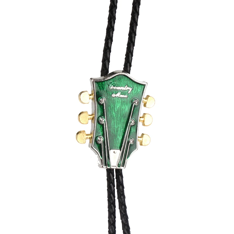 New products Country guitar head bolo tie necktie for men and women American western cowboy bolo tie