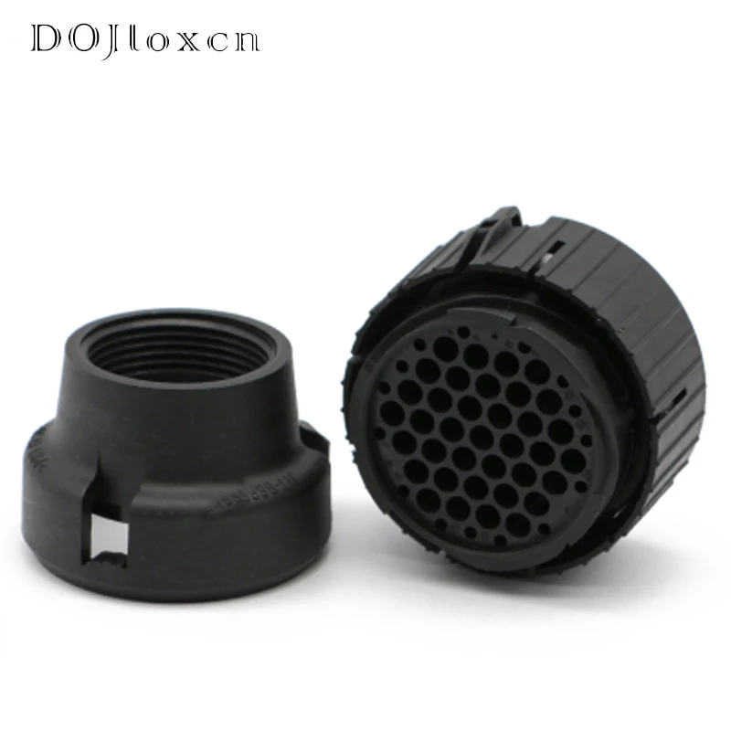 1 Set 7 Pin 37 Pin ITT Type Urea Pump Connector Plug Waterproof Dustproof Black Female Socket Cover With Terminal 121583-0058