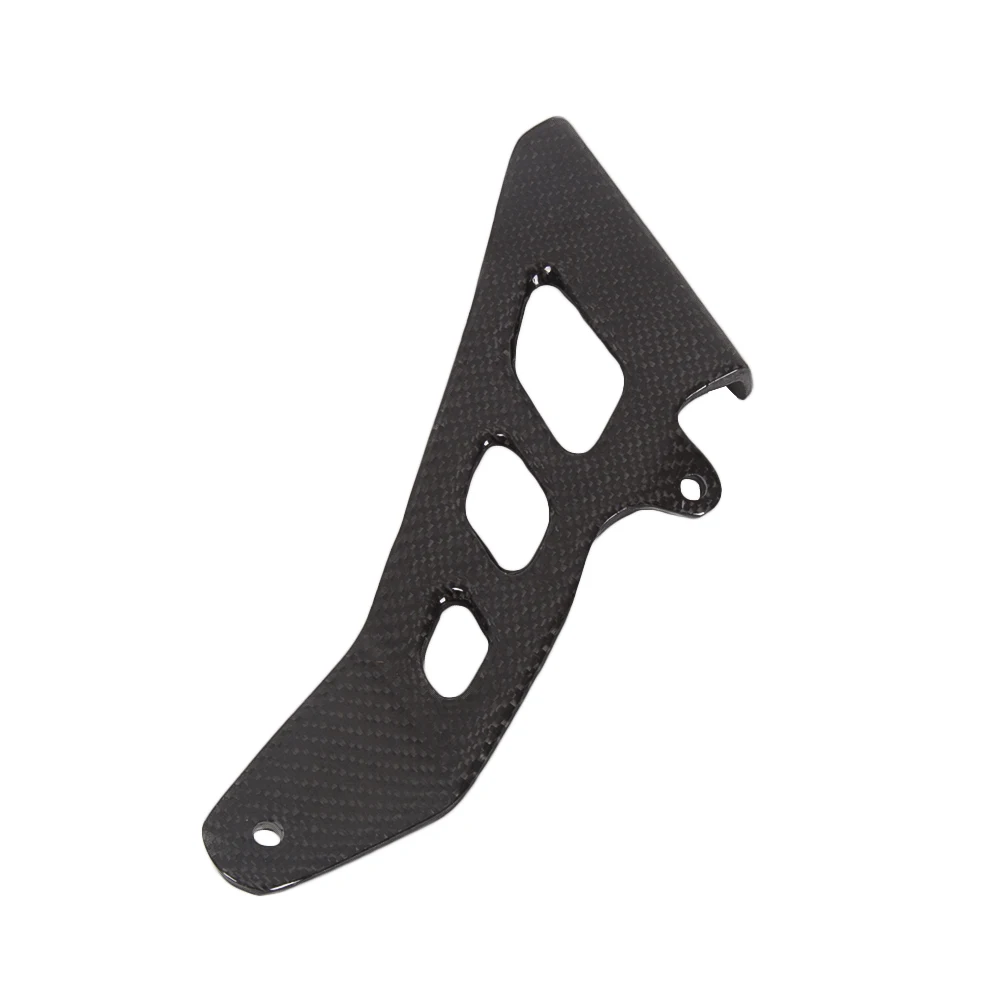 For KAWASAKI EX400 Ninj400 2018 Exhaust Muffler Hanger Bracket Carbon Fiber Twill Motorcycle Accessories for Yoshimura Exhaust