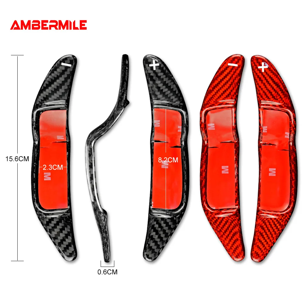 For Mini Cooper R55 R56 R57 R60 F54 F55 F57 F60 Countryman Car Steering Wheel Shifter Paddle Extension Carbon Fiber Accessories