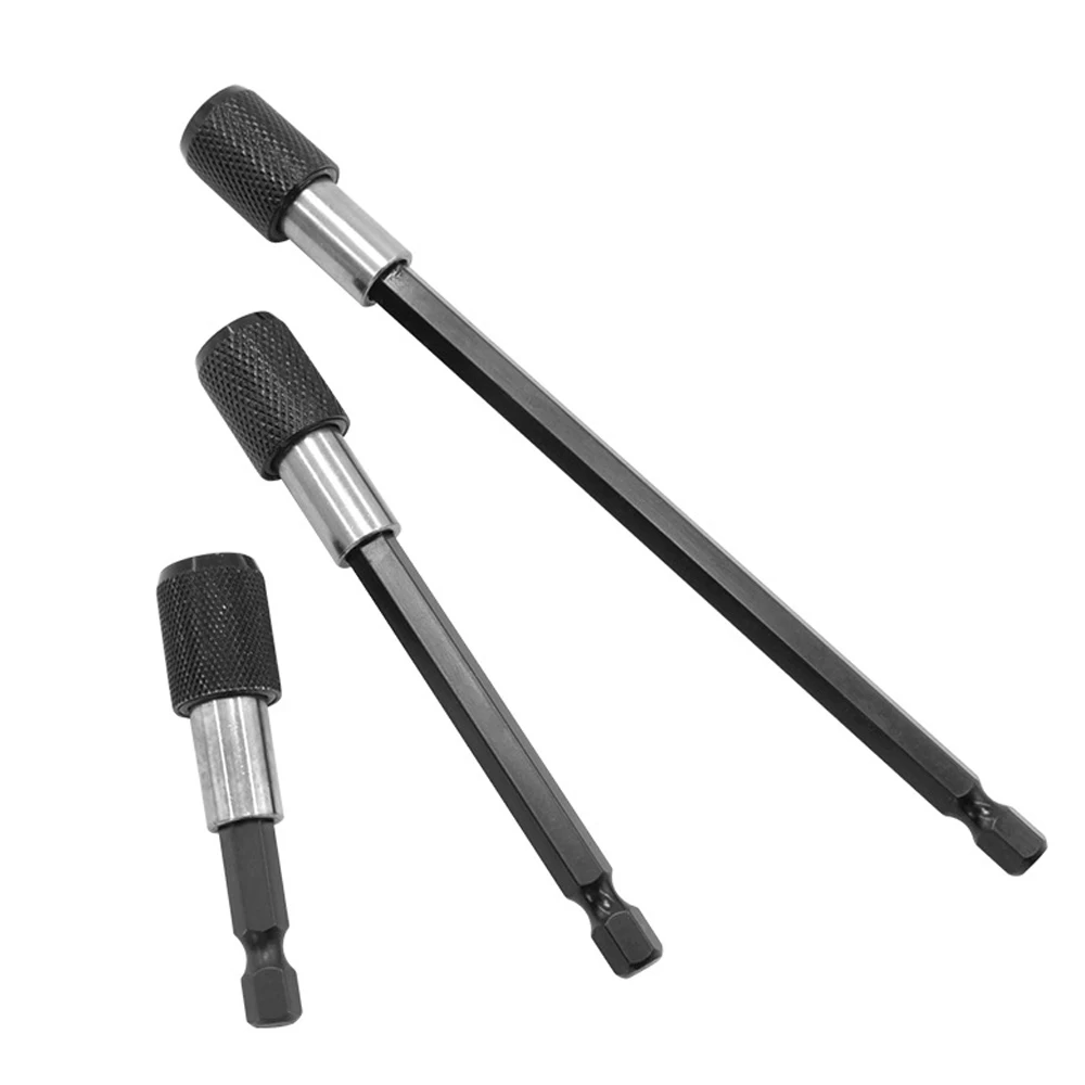 Hige quality 3pcs 60mm 100mm 150mm 1/4 Inch Hex Shank Quick Release Screwdriver Bit Holder Extension Bar