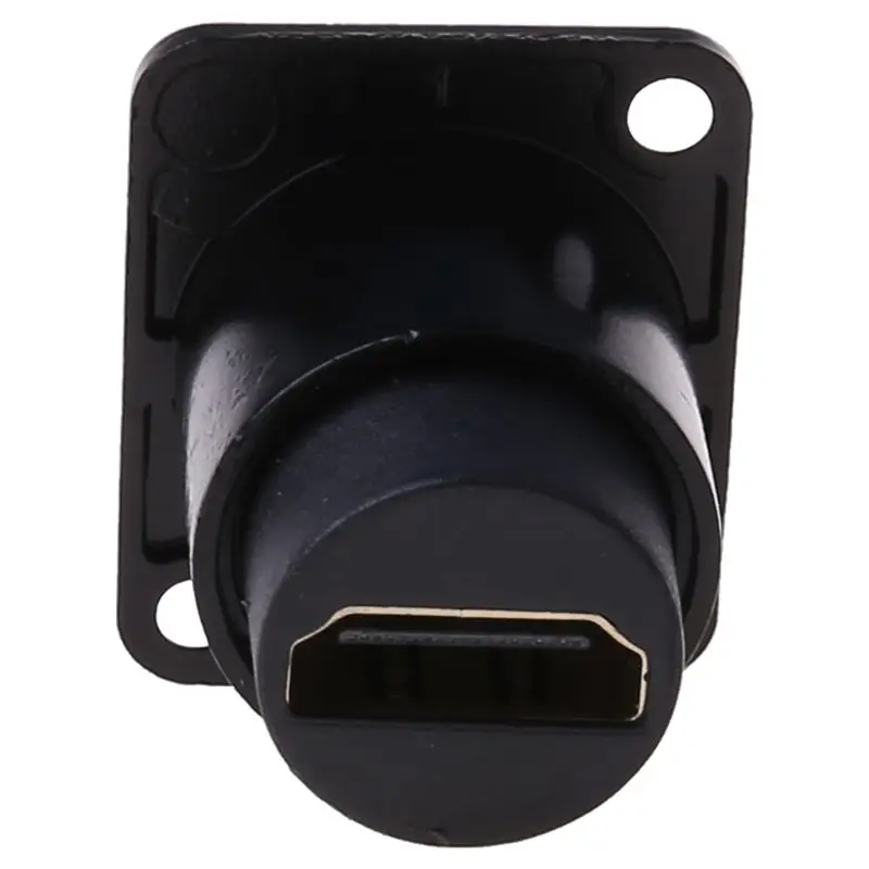 2024 New HDMI D-type Socket Network Plug Chassis Panel Mount Audio Connector Metal HD Aviation Cable