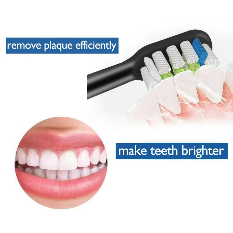 Escova de dentes elétrica cabeças substituição para Xiaomi SOOCAS X3, cerdas macias, embalagem selada, dentes escova cabeça, 4pcs, 10pcs