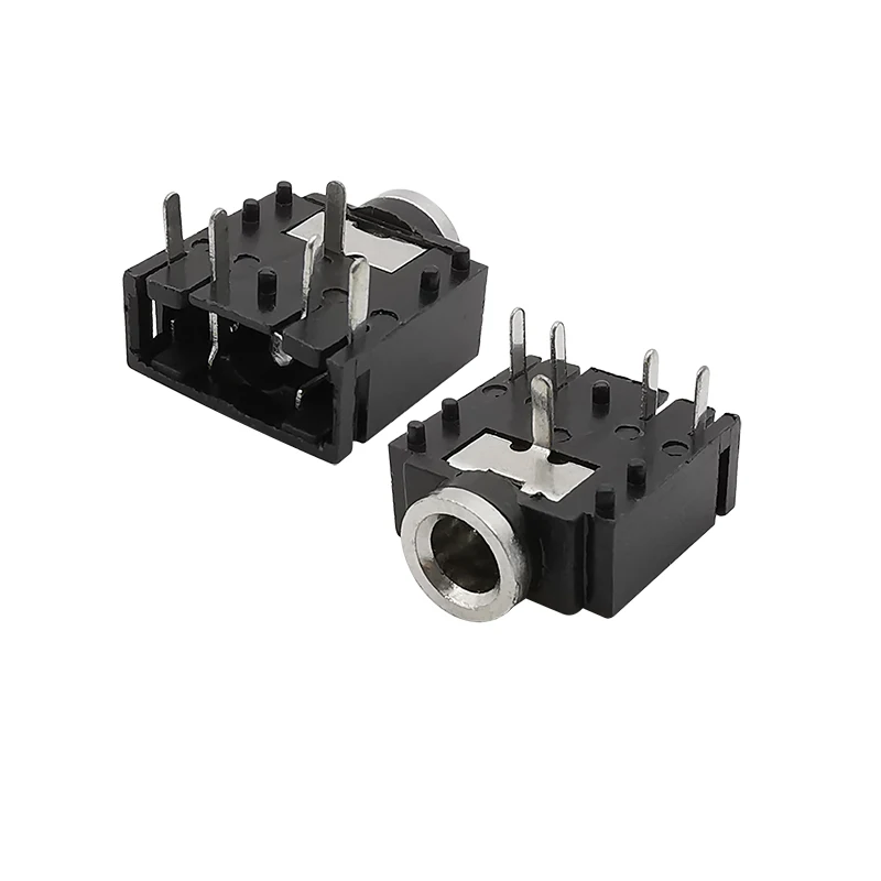 10Pcs PJ-307 3.5mm Headphone Stereo Jack Socket 3.5 Audio Earphone Jack Connector 3F07 PJ307