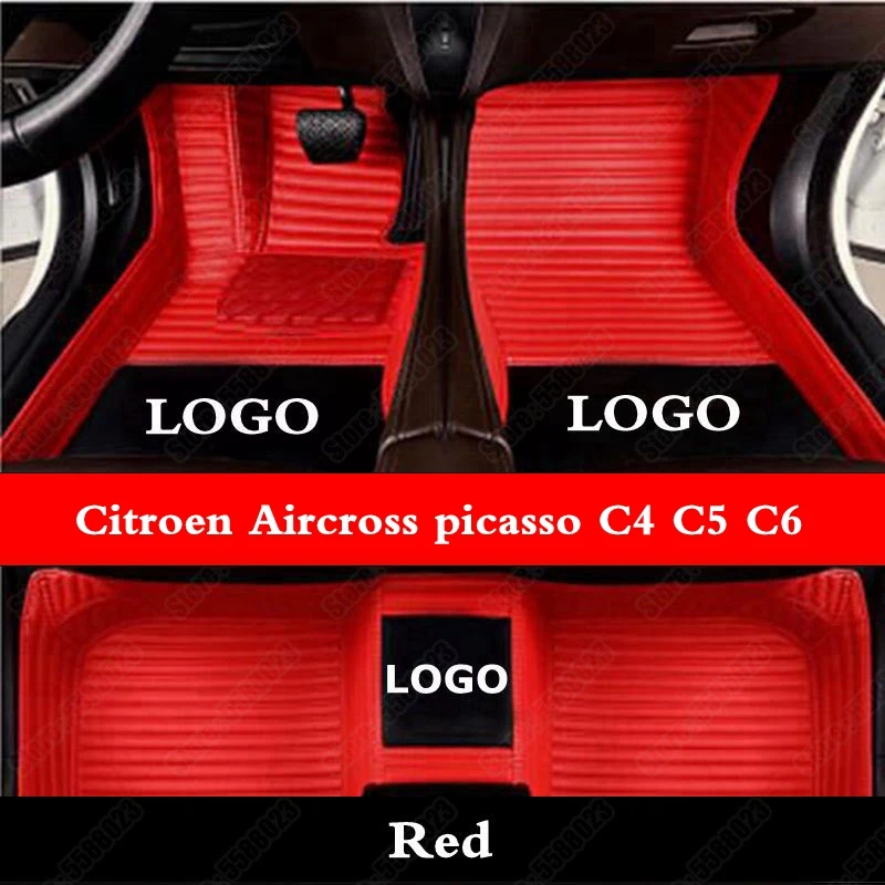 

All Weather Car Floor Mat for Citroen Aircross Picasso C4 C5 C6 DS5LS DS3 DS4 DS5 DS6 DS7 DS DS4S Custom Auto Carpet Foot Rugs