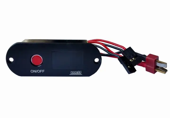 Rccskj Two in One 15A UBEC Digital Switch 4.8-9.6V Output For RC Wireless Mode Battery Receiver Servo Accessories