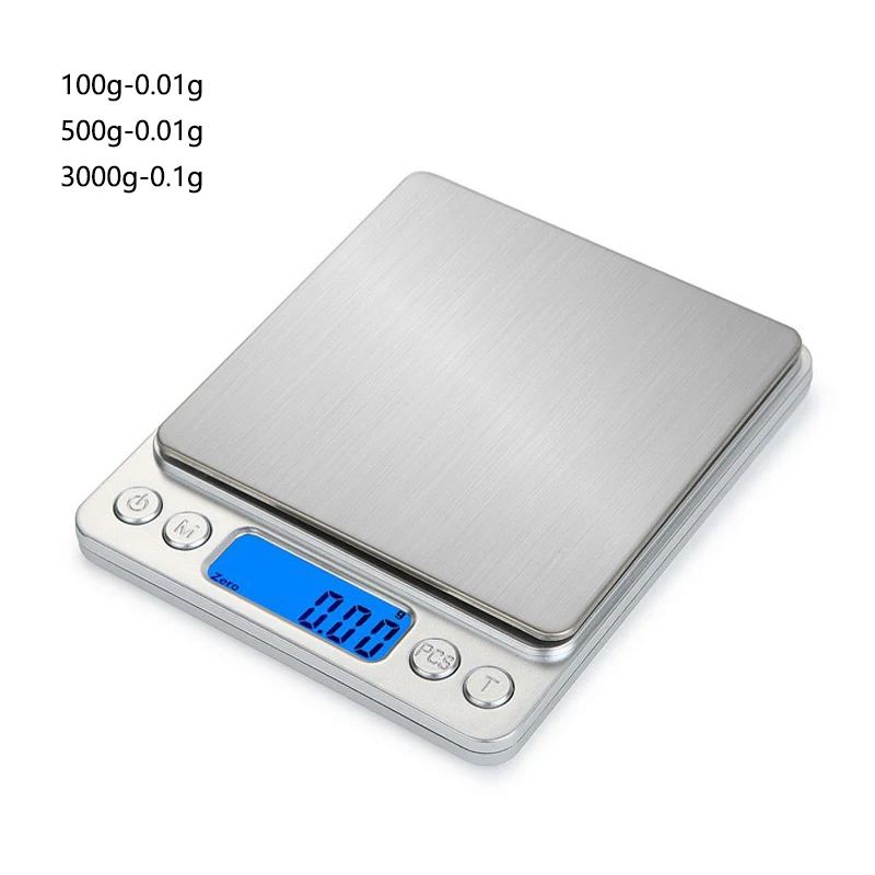 500g/0.01g wyświetlacz LCD wielofunkcyjna cyfrowa waga kuchenna do żywności ważenie ze stali nierdzewnej waga do żywności narzędzia kuchenne Balance