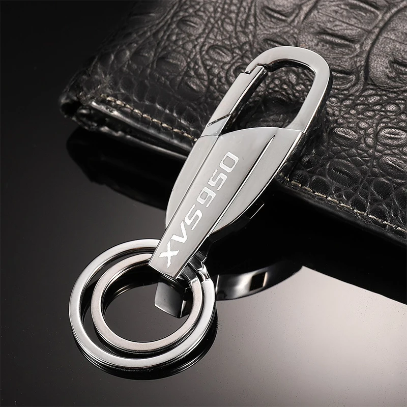 Motorcycle Keychain Alloy Keyring Key Chain with Logo Key ring For Yamaha XVS950 XVS 950 Accessories