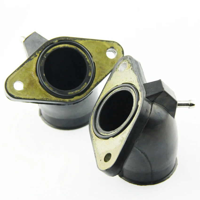

2pcs Motorcycle Carburetor Interface Manifold Intake Glue for Yamaha XVS400 XVS400C XVS650 XVS650AT 4TR-13596-01 4TR-13586-01