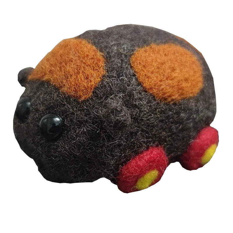 Pui Pui Molcar Creative Handmade Pets Toy Doll Wool Felt Needle toy DIY Cute Animal Finished Wool Felting toy