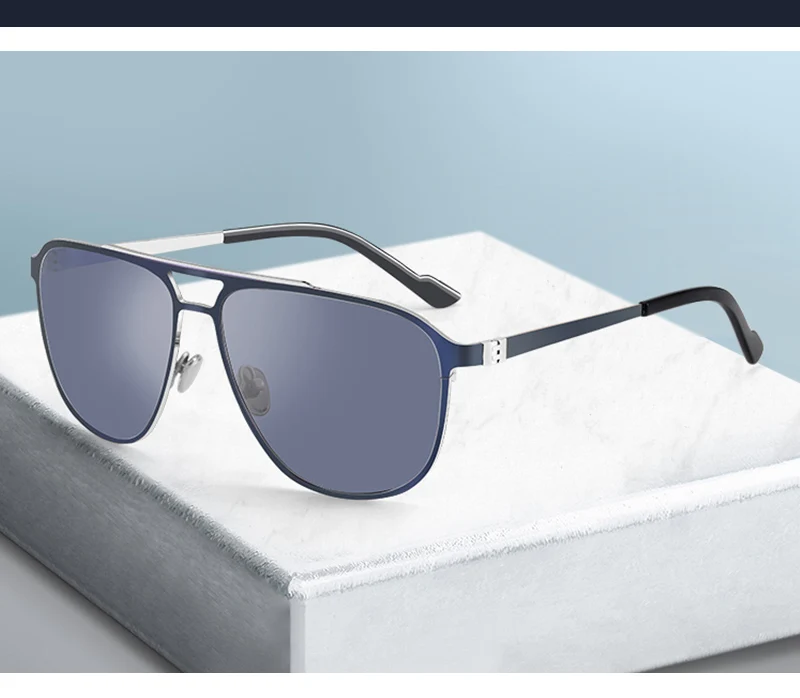 ZENOTTIC (XXL-Größe) Vintage Aluminium polarisierte Sonnenbrille Pilotensonnenbrille Herren Fahren UV400 Blendschutzlinse Driving Shades – Detail 3