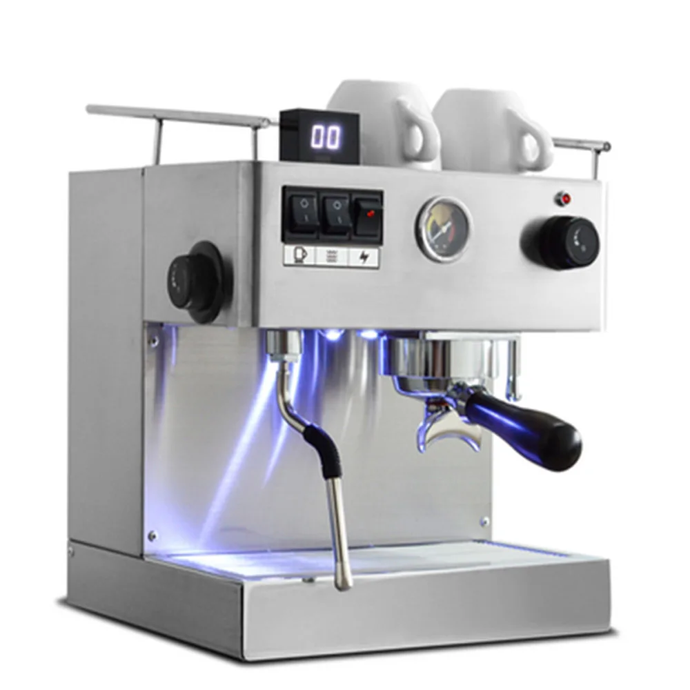 Macchina per caffè Espresso macchina per caffè Espresso semiautomatica italiana macchina per caffè a testa singola per uso domestico macchina per caffè di consumo
