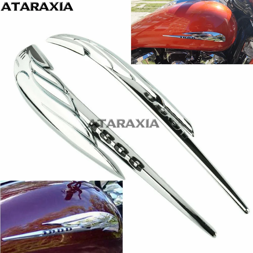 Gas Tank fairing Sticker Emblem Badge Decal For Honda VTX 1800 2002 2004 2005 2006 2007 VTX1800 VTX1800C VTX1800R VTX1800S GL180