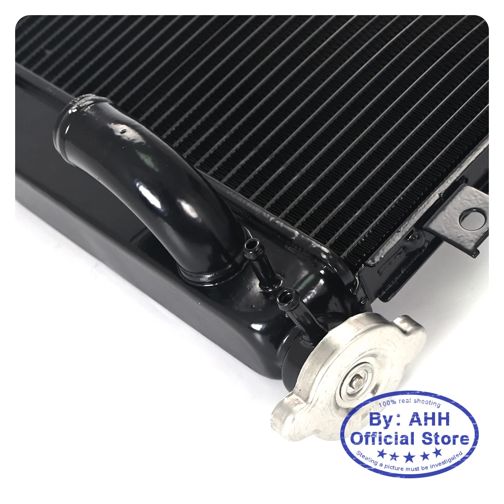 AHH Motorcycle Aluminum Radiator Cooler Cooling Water Tank for Kawasaki NINJA ZX6R 636 ZX-6R 2005 2006 ZX636 ZX600 ZX 6R 05 06