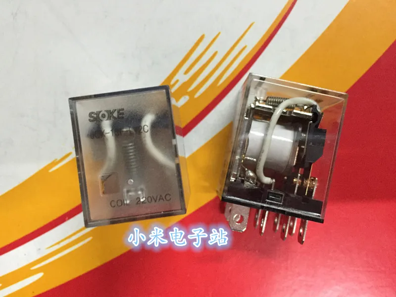 

JQX-13F-LY2C 12VDC 24V 6V 9V SOKE Shenle Relay 10A 250VAC 8 feet