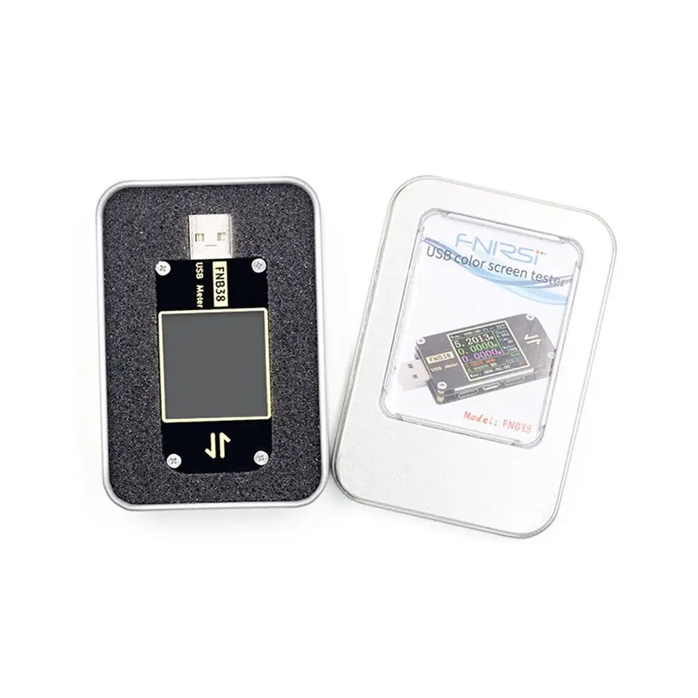 Imagem -06 - Corrente e Tensão Medidor Usb Tester Carregamento Rápido Protocolo Capacidade Teste Qc4 Mais Pd3.0 2.0 Pps Fnb38