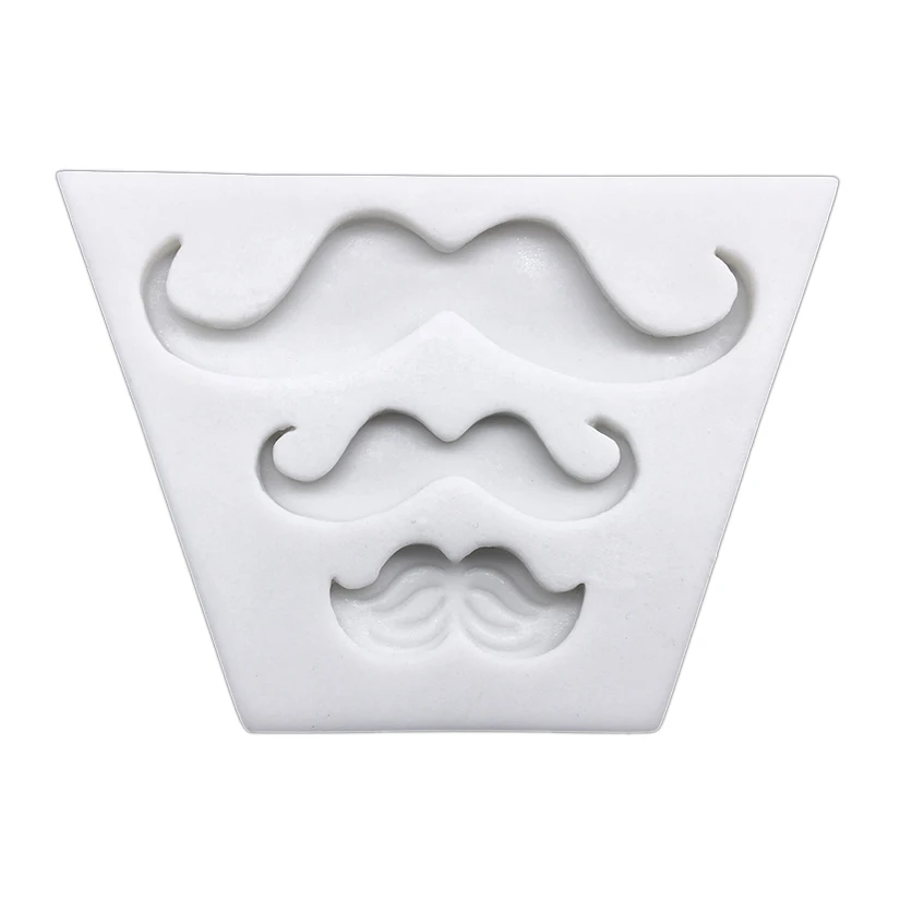 Moustache Silicone Mold Fondant Cake Decorating Tools Sugarcraft Cookie Mold