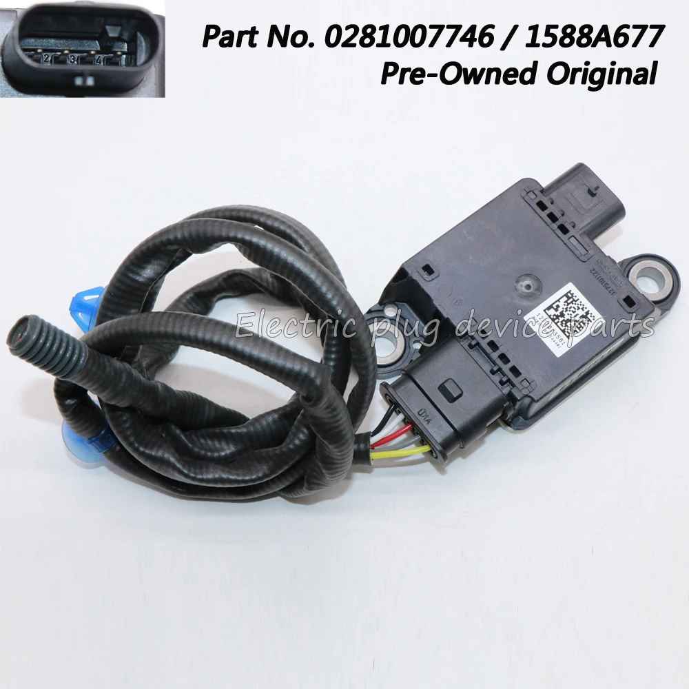 OE# 0281007746 1588A677 12V NOX Sensor Exhaust Particulate Sensor for Mitsubishi L200 0281007747 1275101122