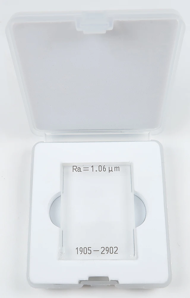 

Ra=1.06 um Standard Roughness Reference Block Multi-engraved lines (Square Wave)