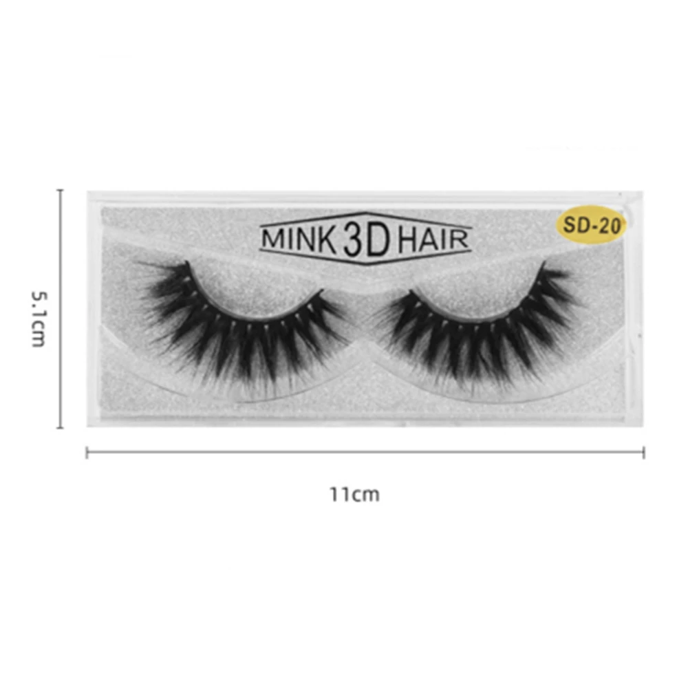 3D False Eyelashes Dramatic Fluffy Soft Wispy Volume Cross Reusable Eyelash MaKeup Tools